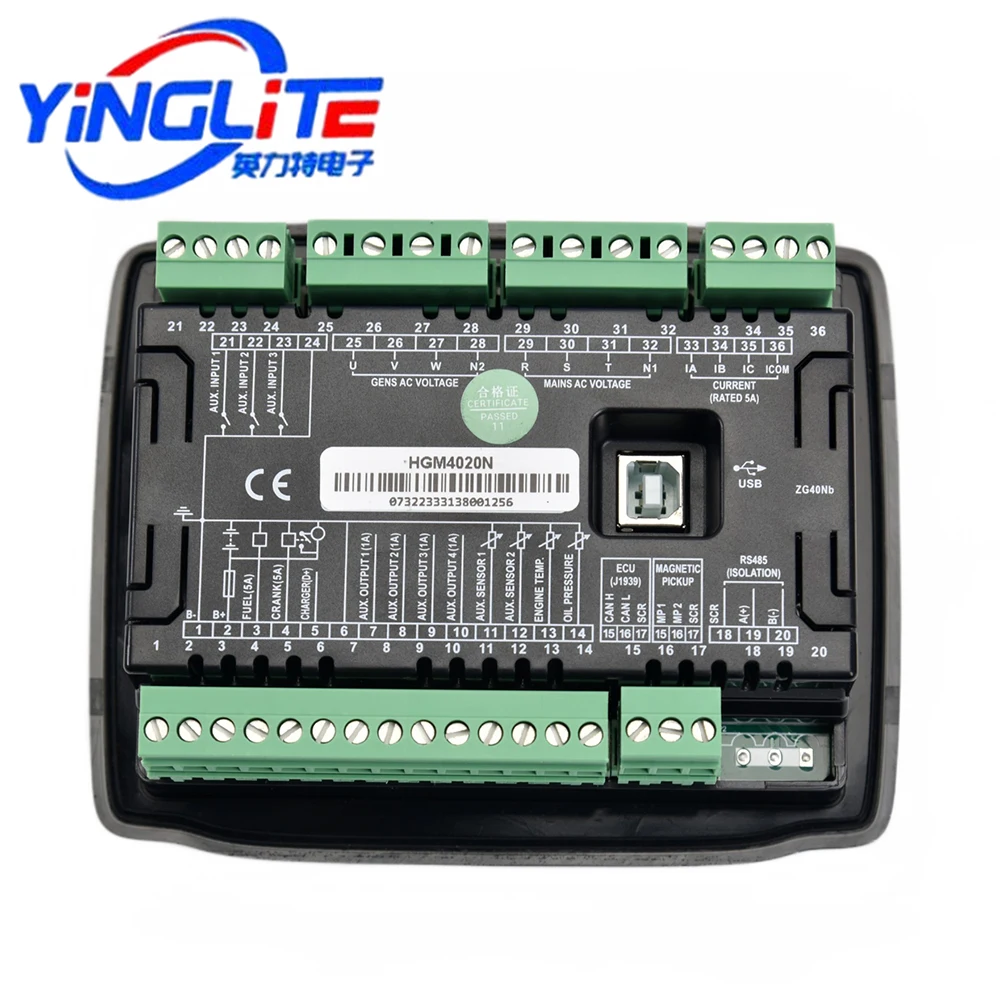 HGM4010N Smartgen 발전기 스마트 컨트롤러 자동 시작 주 전원 엔진 디지털 제어판 hgm4020n