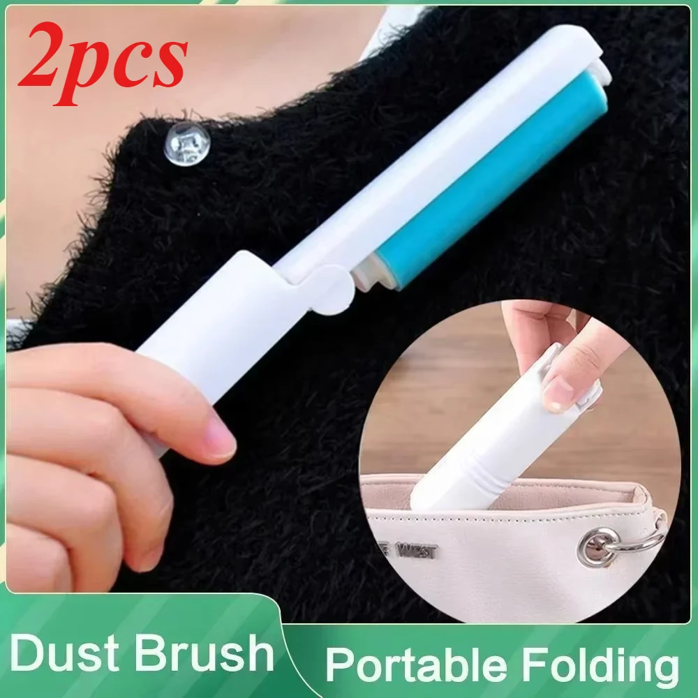 2pcs Magic Cleaning Sticky Lint Sticking Roller Lint Dust Brush Pet Hair Remover Hair Brush Clothes Dust lint remover pet hair remover lint roller cleaning tools hair removal brush hair remover clothes lint remover pet hair remover brush lint remover brush