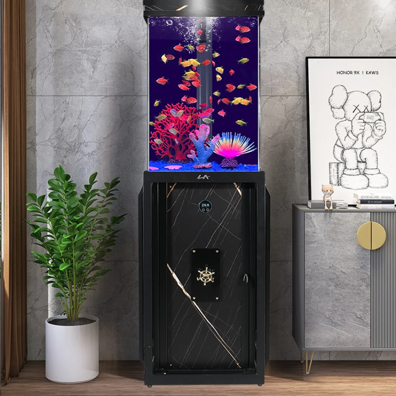 Sifang Laicai Fish Tank TV Cabinet next to Home Company Acrylic Aquarium -  AliExpress