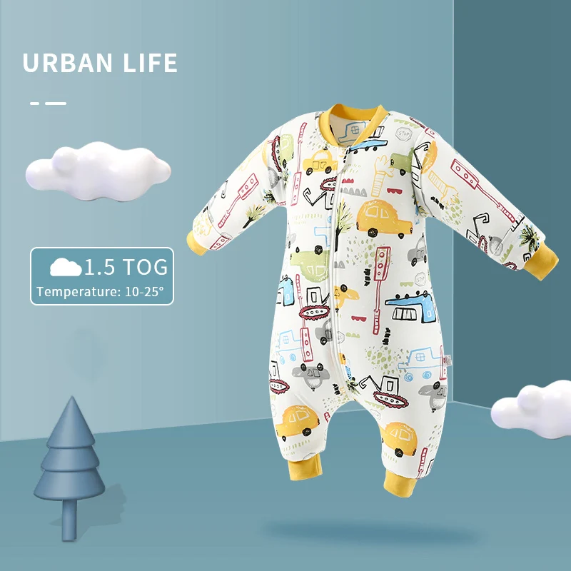 Kids Onesie Pajamas Children Sleepwear for Boy Girl Cartoon Print Winter Warm Toddlers Jumpsuit Nightwear Clothes