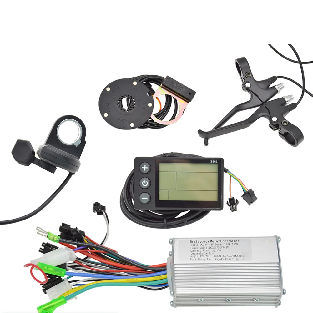 

S866LCD Instrument Controller Set with Brushless Motor Controller Magnetic Assist Sensor and Thumb Brake Lever