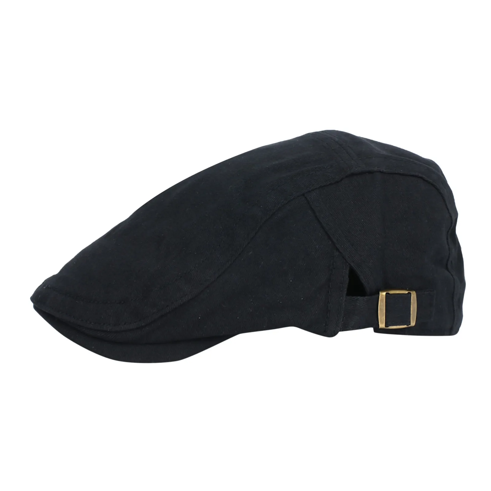 British Retro Hat Mens Womens Simple Washable Breathable Cap Forward Top Knot Trucker Hat Kerosene