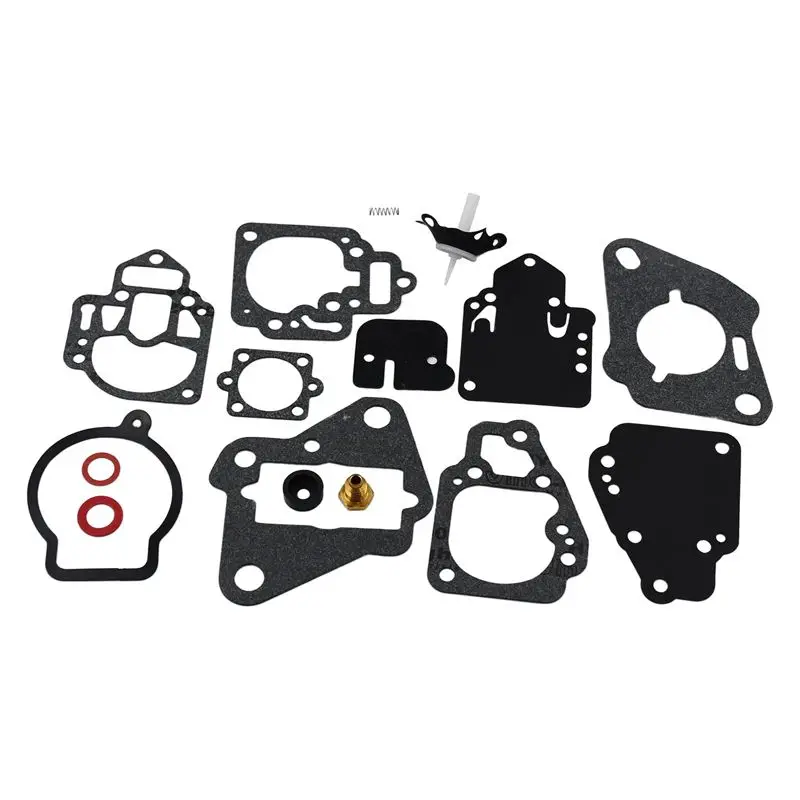 Carburetor Rebuild Kit with Gasket 18-7212 1395-811357 1395-8237072 Compatible with Mercury 6HP 8HP 9.9HP 10HP 15HP 20HP 25HP