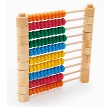 

Wooden Puzzle Detachable Calculation Frame Children's Arithmetic Enlightenment Assembly Abacus Teaching Aids 3-6 Years Old Toys