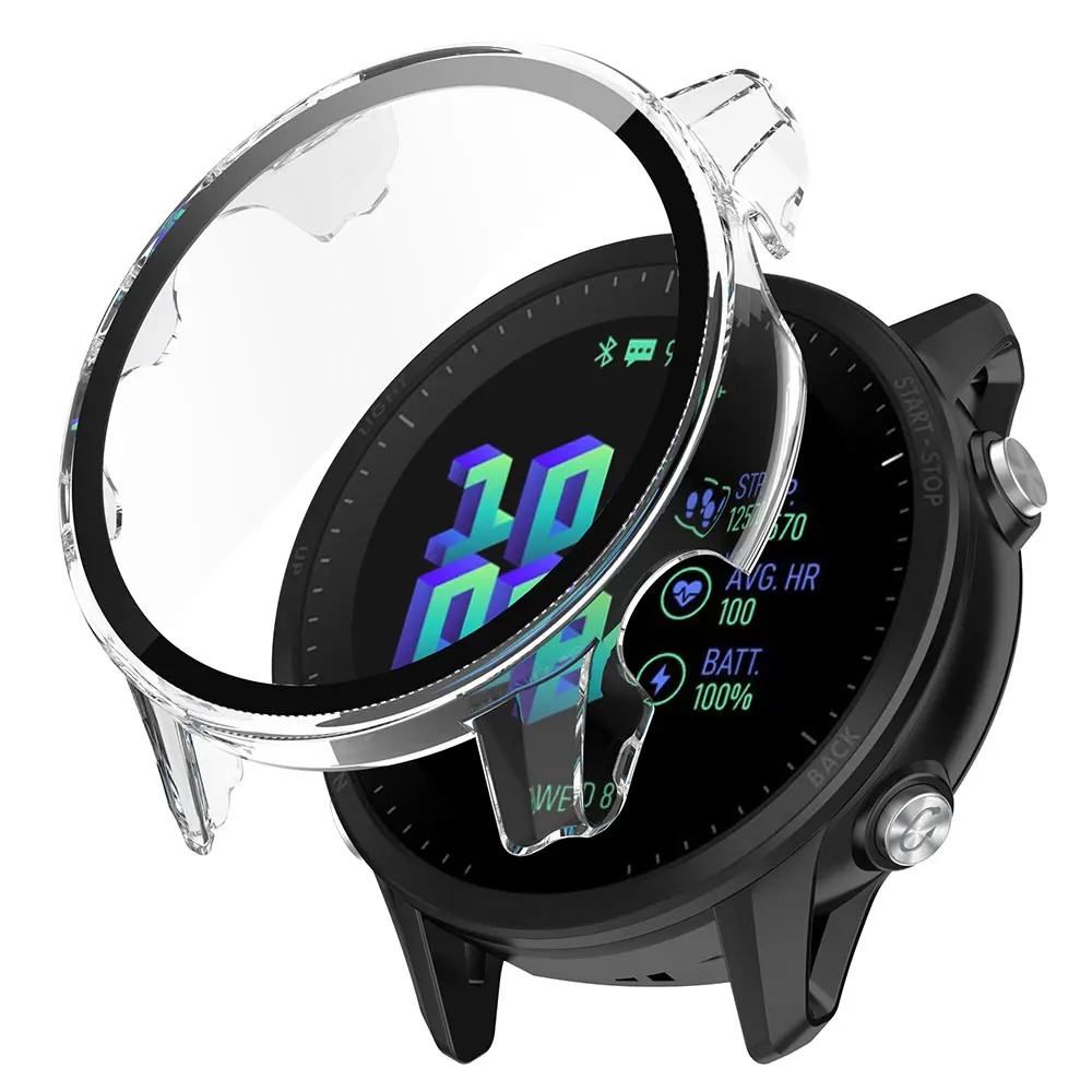 Protective Tempered Glass Watch Case with Screen Protector
