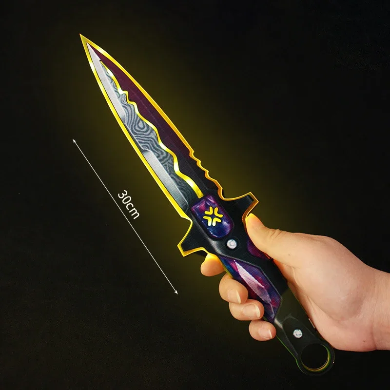 thumbnail image 1 of Arma Valorant de 30 cm VCT LOCKIN Melee, espada acrílica luminosa, cuchillo, accesorios de cosplay, modelo de espada periférica, juguetes de regalo para niños, 1 of 5