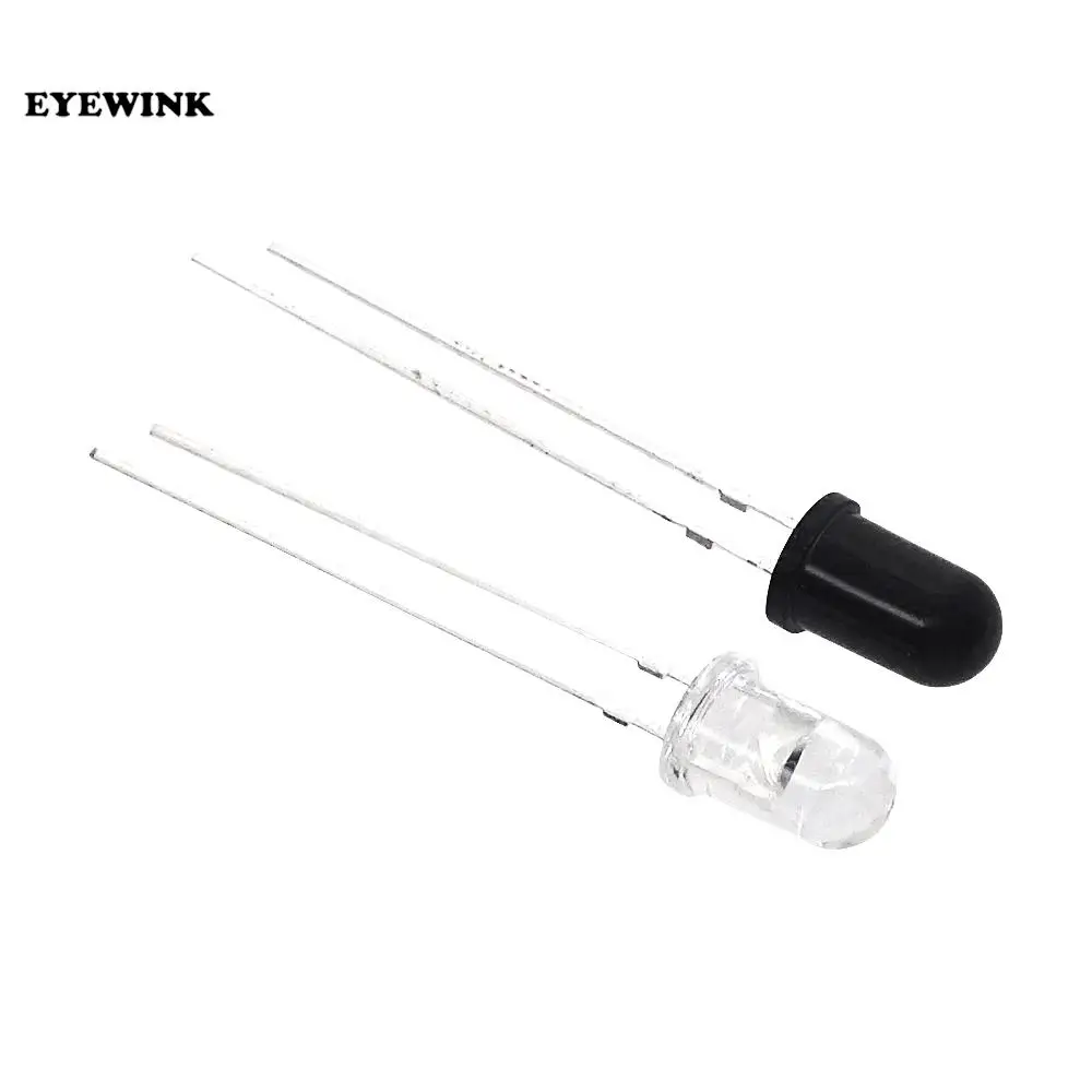 10set 5mm 940nm IR Infrared LED Diodes Lamp Transmitting Receiving Tube