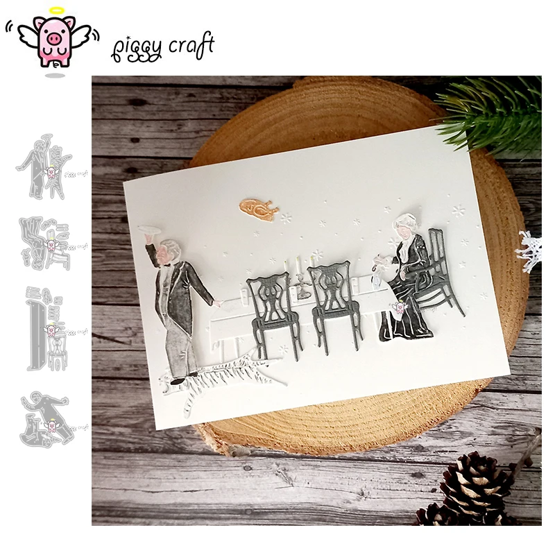 Piggy Craft Metal Cutting Dies Cut Die Mold Miss Butler Holiday Cheerios Scrapbook Paper Craft Knife Mold Blade Punch Stencil