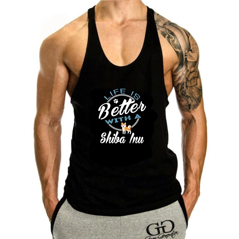 

Мужская майка без рукавов, с рисунком