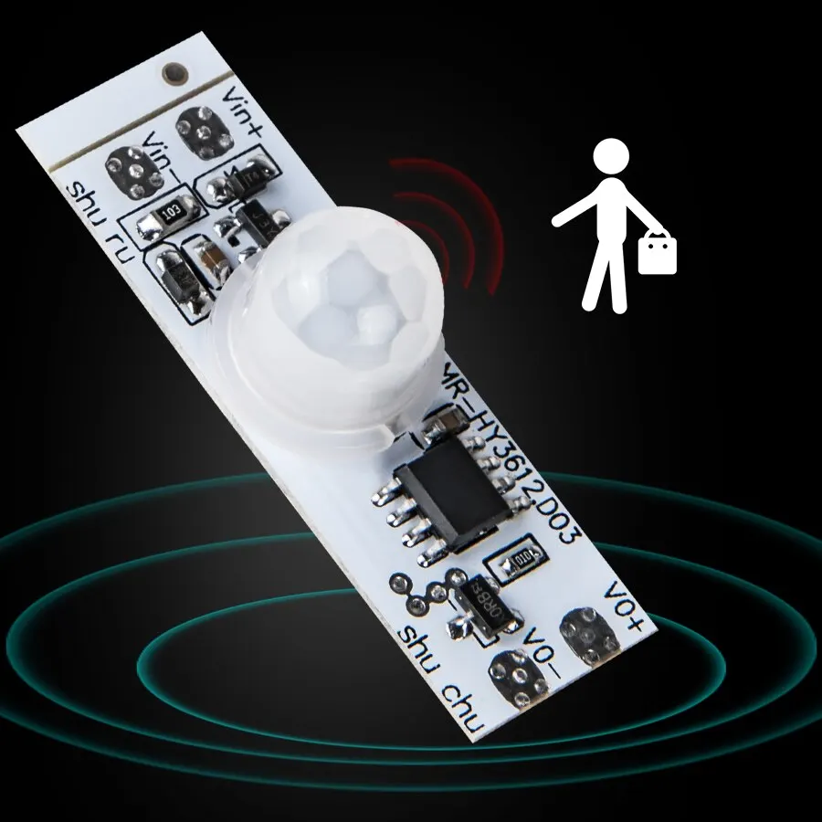 Motion Sensor PIR Motion Sensor Switch Module DC 12V 24V Smart Home LED Light 3A IR Infrared Induction Body Sensor Detector Controller