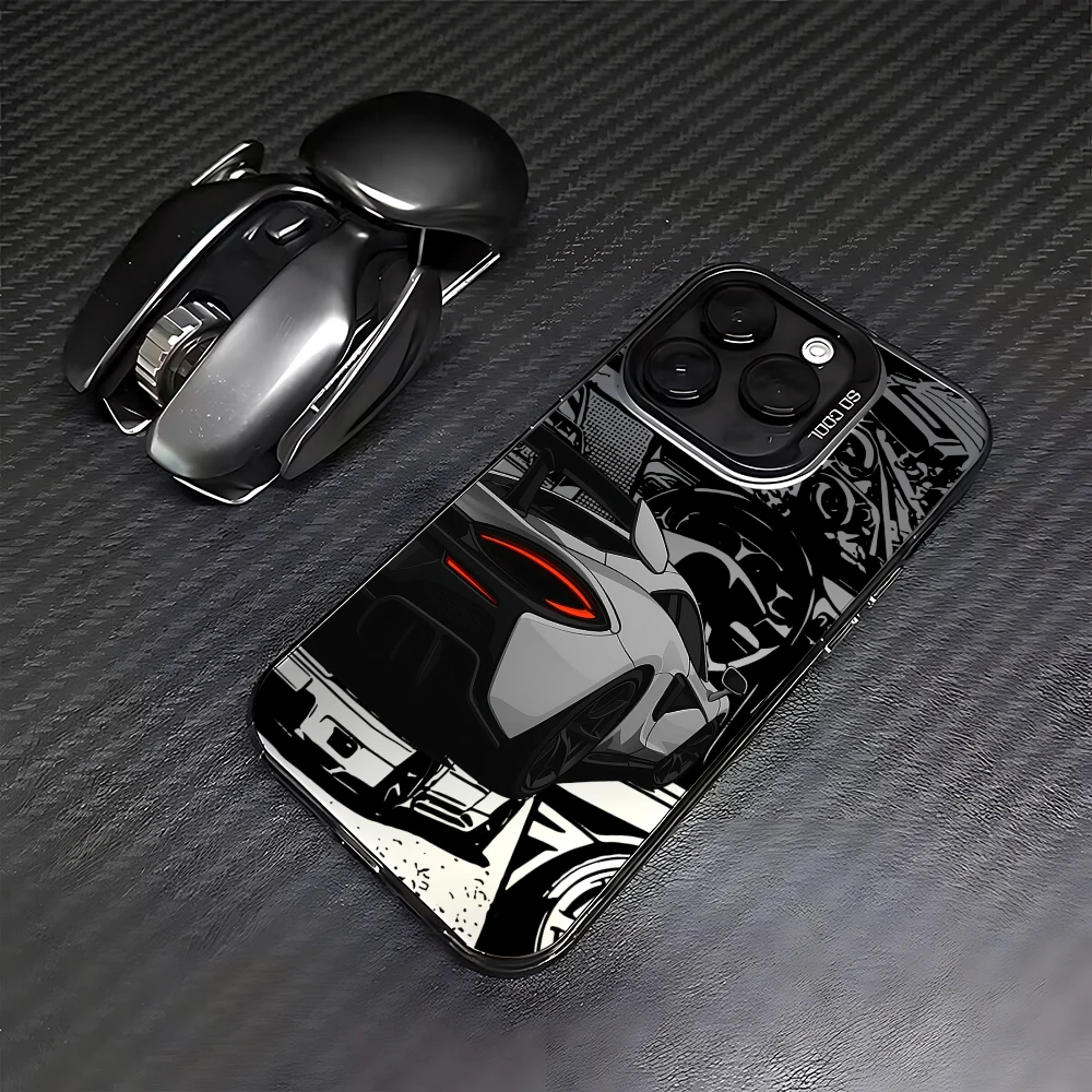 Luxury Hot Sports Car Graffiti Matte Phone Case