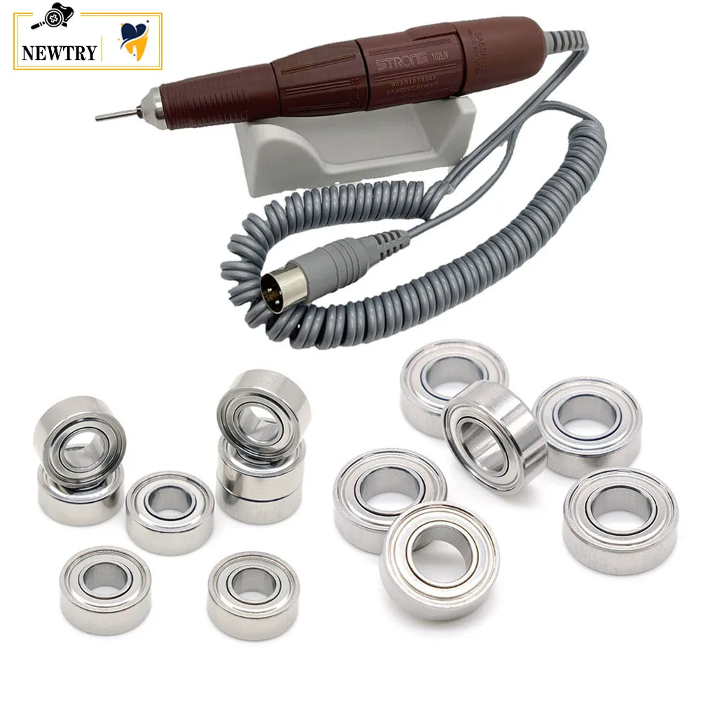 40Pcs Dental Lab Grinder Manipolo Cuscinetto A Sfera Per Dentista Strong 102L 106L Marathon Polish Micromotore Nails Drill Machine Pen