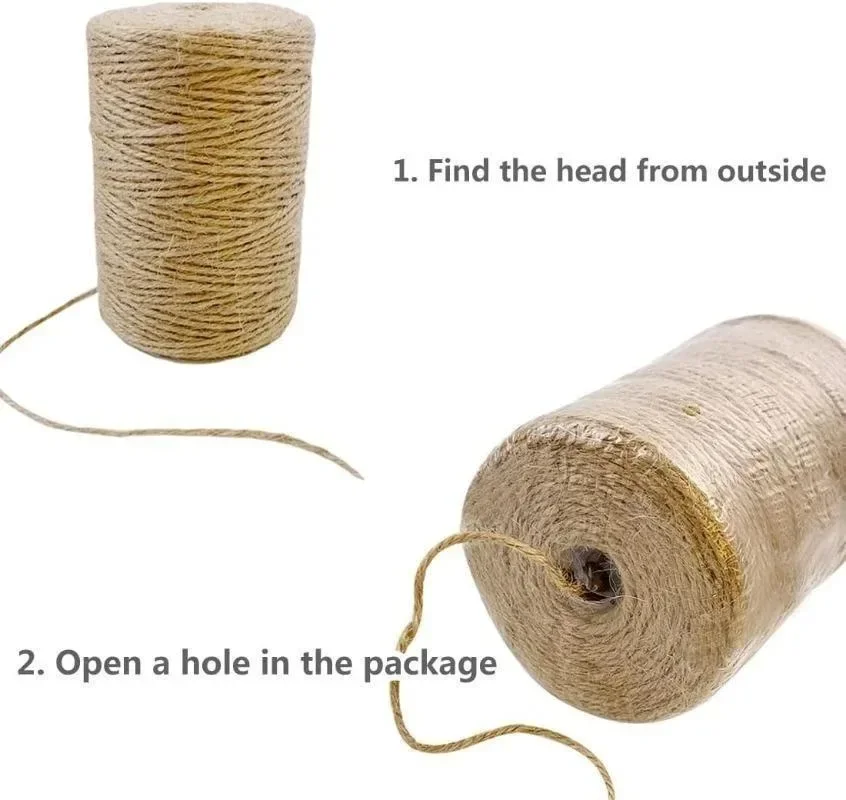 Jute Rope 2mm Natural Jute Twine