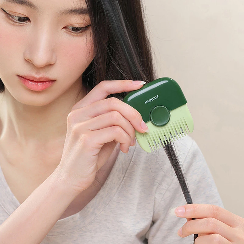 2 In 1 Baby HairCut And Hairdressing Comb Trim Bangs And Broken Hair Bangs Trimmer Home DIY Beauty Hairstyling Supplies baby hair comb,hair brush comb