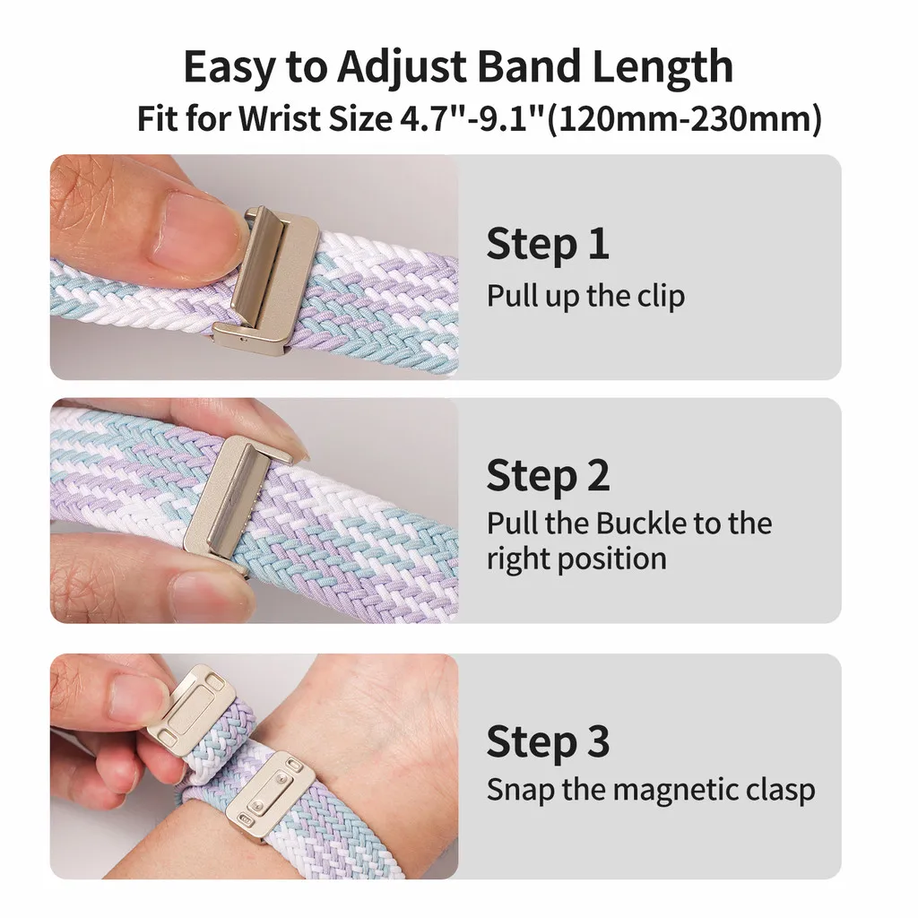 Magnetic Braided Watch Band - Universal Fit