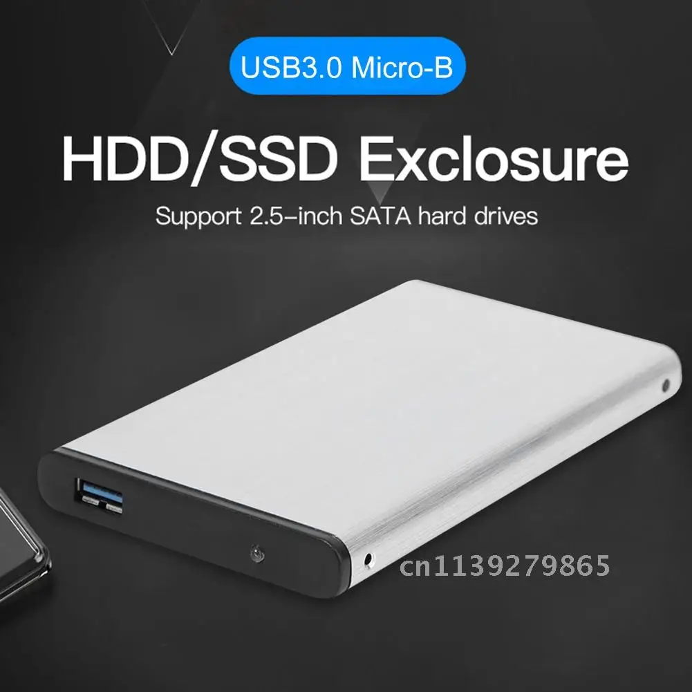 Ʈ PC  ϵ ̺ ũ ڽ, 2.5 ġ USB 3.0, USB 2.0 , 10TB HDD SSD  Ŭ ̽