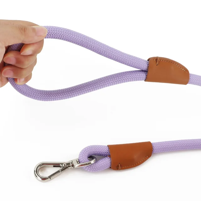 1.5M/2.1M Medium Big Dog Leash Adjustable Slide Fastener Buckle Easy and Convenient Nylon P Type Training Leash for Large Dogs 6