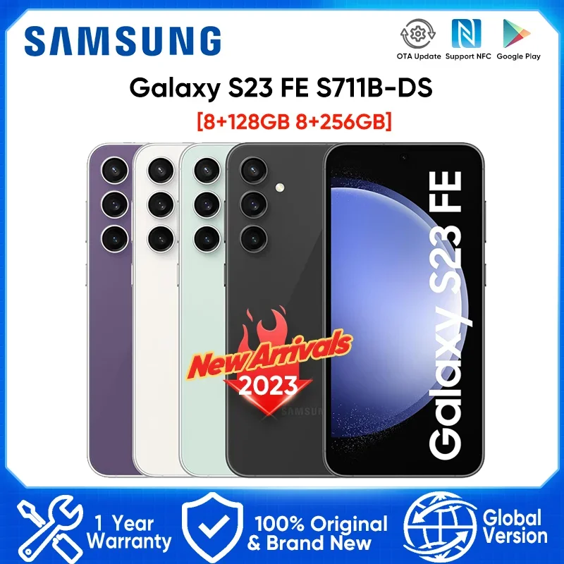 Samsung Galaxy S23 FE 5G 8GB 128GB/256GB Exynos 2200 Octa-core 6.4'' 120Hz  AMOLED Display NFC 50MP Triple Camera 4500 Battery - AliExpress