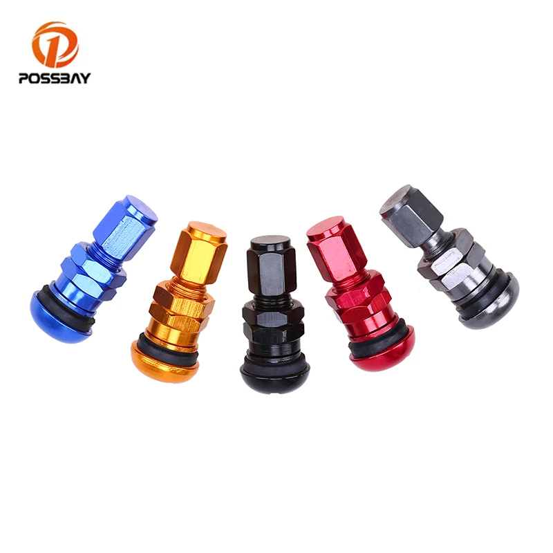

POSSBAY 4pcs Universal Aluminum Car Wheel Tyre Tire Airtight Air Valve Stem Caps Motorcycle Bicycle Dust Proof Cover Car Styling