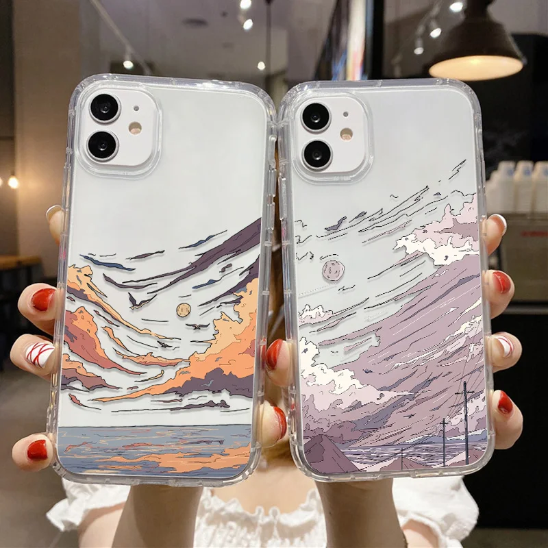 Anime Scenery iPhone Case - Vibrant Design Protective Cover