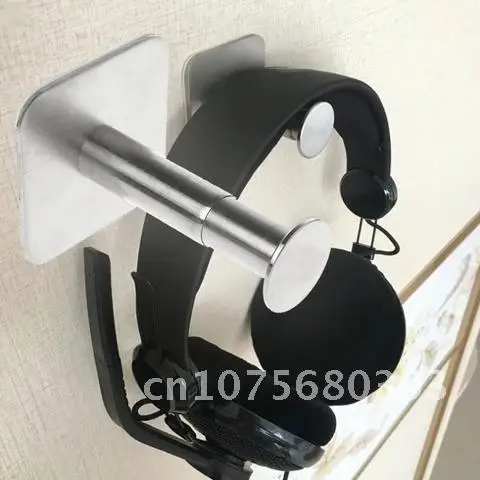 

Steel Headphone Holder Portable Hanger Universal Paste Wall Desk Mount Hook For Earphones Stainless