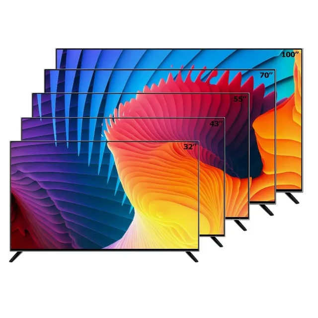 Téléviseurs à écran large en promotion, téléviseurs OLED LED 100" 85" 75" 70 pouces, Smart TV 1