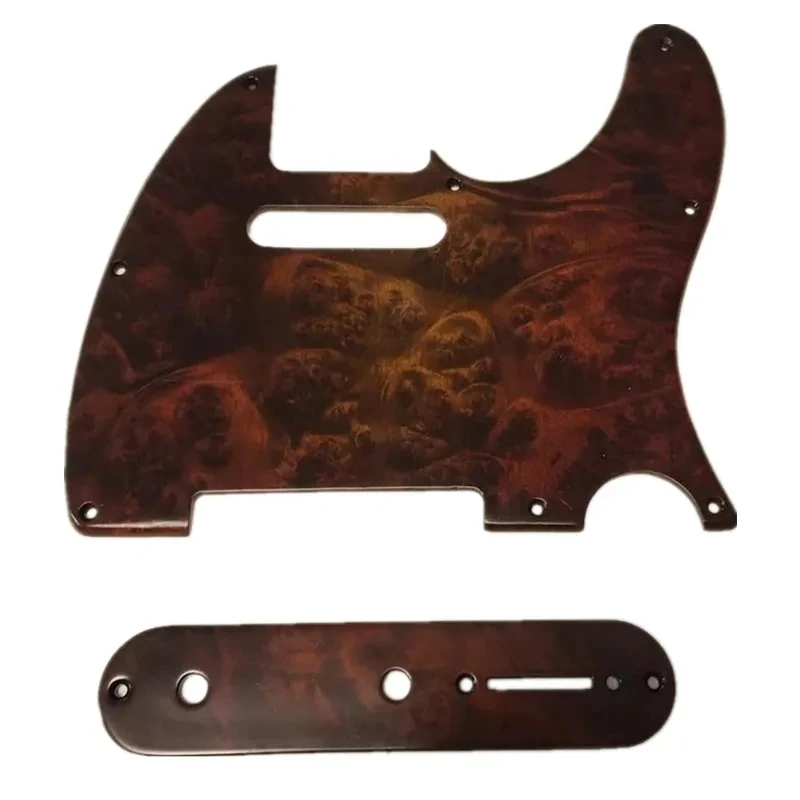 

Telecaster Guitar Pickguard ручной работы, птичий глаз, деревянный Tele Pickguard Set