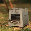 Outdoor Portable Pure Titanium Wood Stove Removable Alcohol Camping Barbecue Stove Multi-functional Stove Windproof Alcohol 5