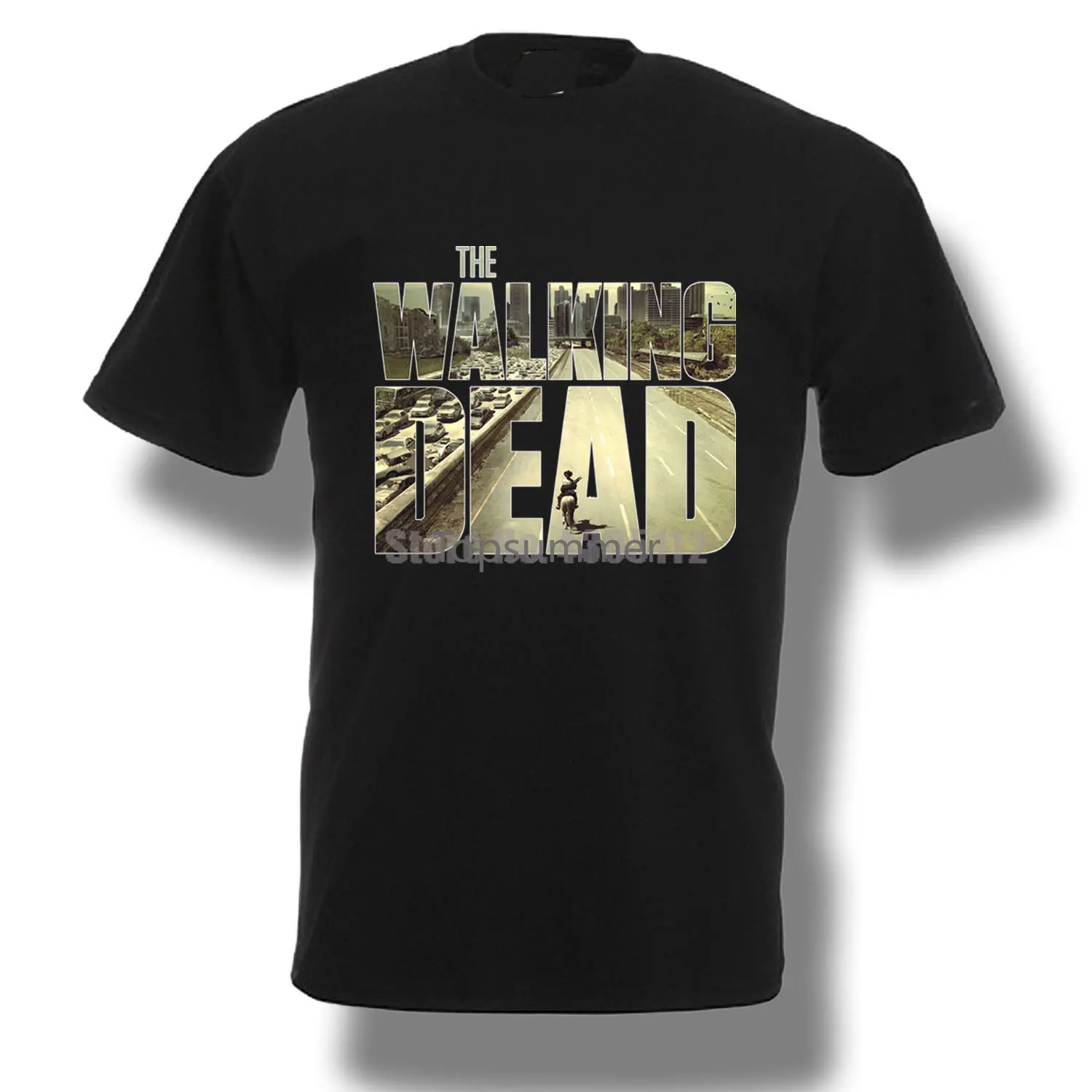 

Daryl Dixon The Walking Dead T Shirt Zombie Tv Series Men'S T Shirt Harajuku Top Tshirt Fashion 2019 Tshirts Custom