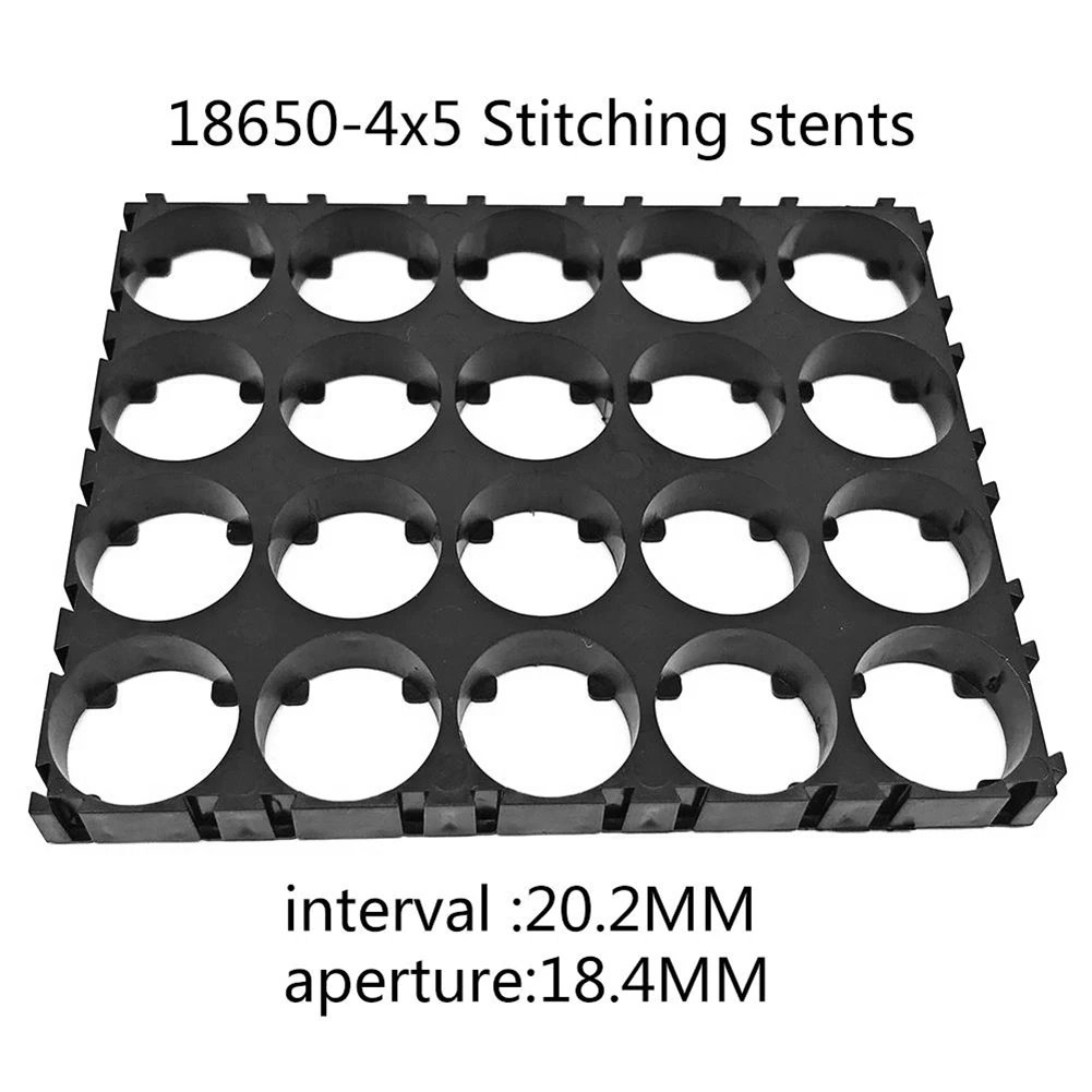 

4pcs 186 50 4x5 Lithium Battery Bracket Electric Vehicle Battery Bracket Fixed Combination Bracket Plastic Frame Bracket