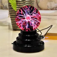 3 Inch Magic Plasma Ball Lamp Touch Sensitive Atmosphere Night Light Novelty Lamp Kids Birthday Christmas Gift 1