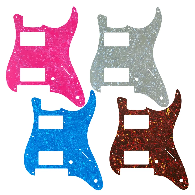 

Xinyue Custom Guitar Parts - For US 11 Screw Holes Strat With Floyd Rose Tremolo Bridge Single HH Guitar Pickguard Scratch Plate