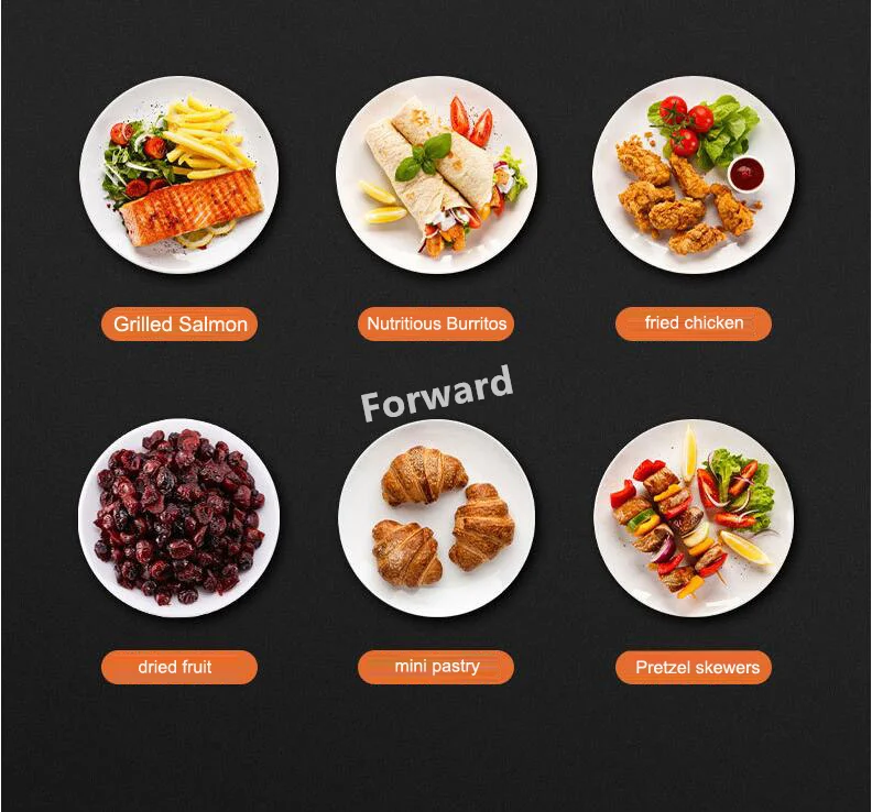 Description Picture 4 of itemCommercial 10 in 1 Hot Air Fryer Oven 1700 W Intelligent Air Fryer Toaster 12 L Countertop Convection Rotisserie Dehydrator