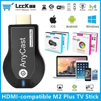 LccKaa 1080P беспроводной Wi-Fi дисплей ТВ-ключ приемник HDMI-совместимый ТВ-стик M2 Plus для DLNA Miracast для AnyCast для Airplay