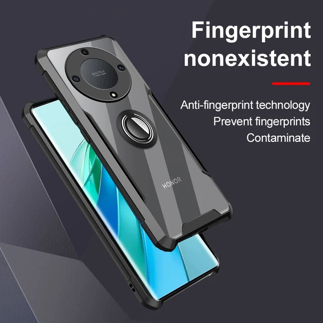 아너 X9a에 대한 프리미엄 보호 및 편리함을 제공하는 투명 아크릴 TPU 소프트 프레임 전화 커버