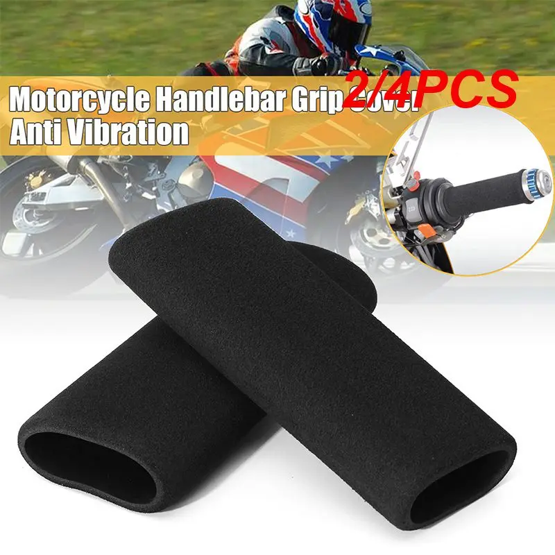 2/4 Pz Grip Cuccioli Moto Grip Covers Schiuma Comfort Manopole Manubrio Uk-Shipping Manubrio Cover