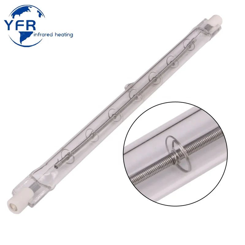 【Hot sale】220v 1000w 400mm 5pcs Infrared Quartz Lamp for Production of Semiconductors with High Performance