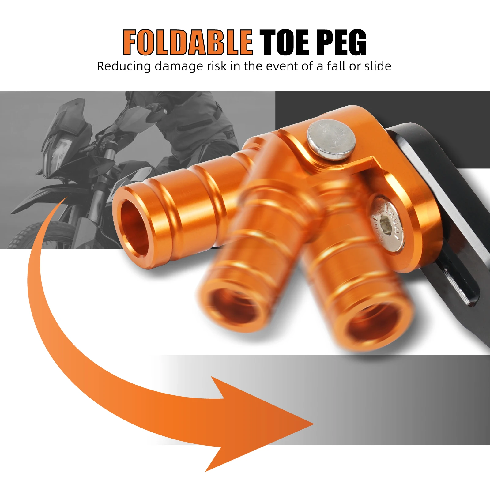 Für KTM 790 890 Adventure/R/S/Rally 2021–2025, klappbarer, verlängerter Schalthebel, Husqvarna Norden 901 2022–2025, 890 SMT 2023–25 – Detail 12
