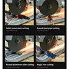 Mini Profile Cutting Machine 0-45 Degrees Table Cutter Mini Electric Saw Table Saw for Cutting Metal Wood Plastic 6