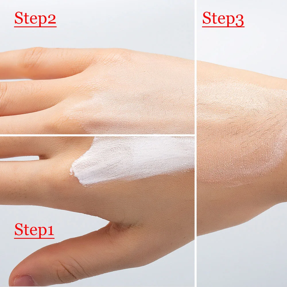Color Changing Liquid Foundation Moisturizing Concealer Cream Oil-control Brighten Whiten Waterproof Long Lasting Cosmetics Tool Liquid Foundation Waterproof Foundation Makeup Cream Makeup Cosmetics