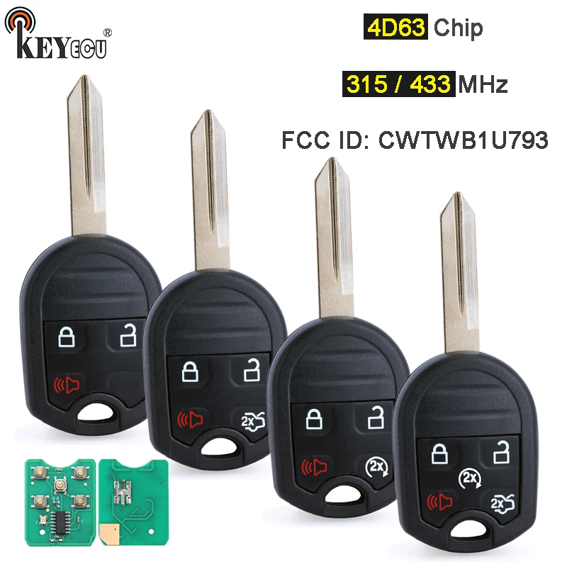 KEYECU-315MHz-433MHz-4-d63-Chip-muslimremote-Car-Key-Fobfor-Ford-Edge-Escape-Expedition-Explorer-Flex.jpg Keyforkess 315MHz/ 433MHz 4 d63 Chip muslimremote Car Key Fobfor Ford Edge Escape Expedition Explorer Flex Fusion Mustan Taurus - KEYECU 315MHz 433MHz 4 d63 Chip muslimremote Car Key Fobfor Ford Edge Escape Expedition Explorer