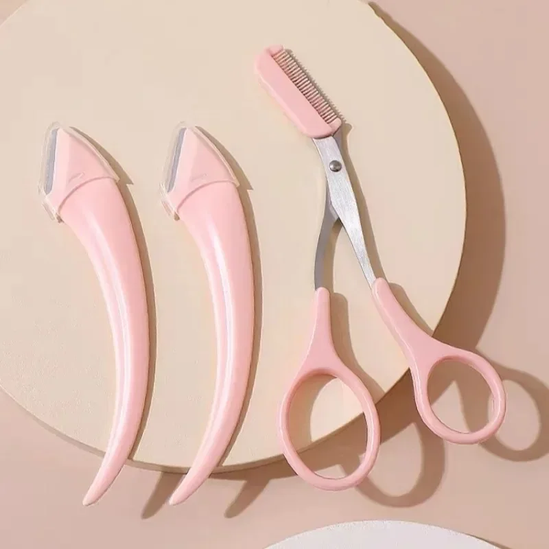 6 Piece Eyebrow Trimmer Scissors Set
