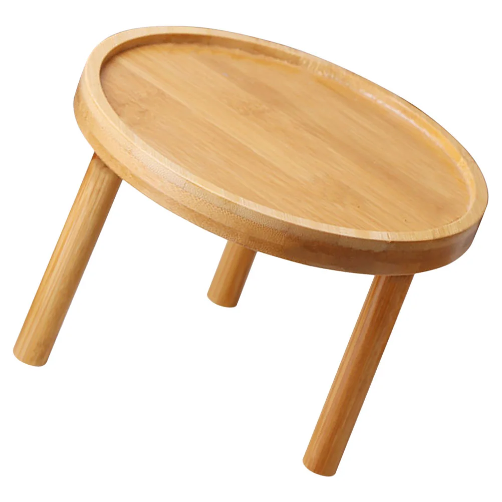 

Vintage Indoor Plant Potsative Household Plant Display Stand Wooden Planter Pedestal Floor Display Stool for Flowerpot