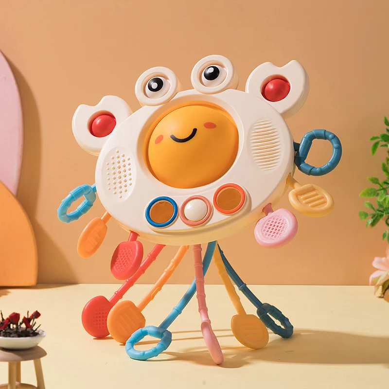 

Игрушка Монтессори игрушечная силиконовая для детей от 1 до 3 лет