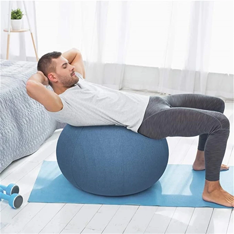 55 65 75 85 CM Premium Yoga Ball Protective Cover Gym Workout Balance Ball Cover and Bottom Exercise Fitness Accessories