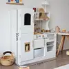 Children kids  pretend toaster wooden kitchen toy 4