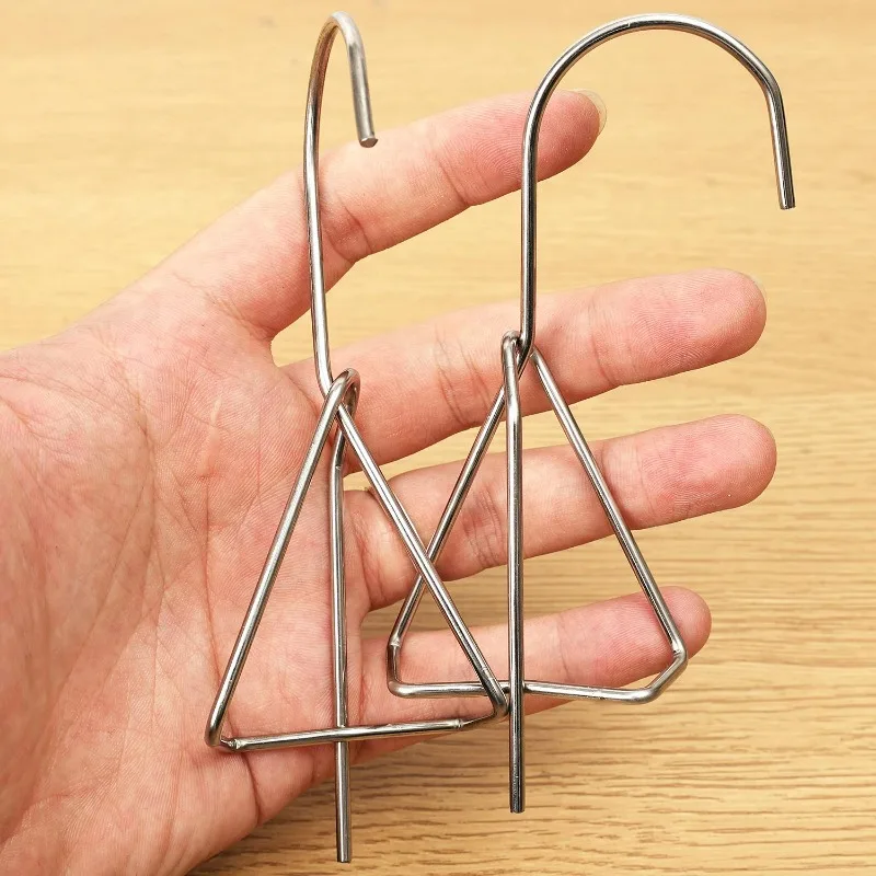 Outdoor Garden Wall-Mounted Stainless Steel Plant Hanger Clips