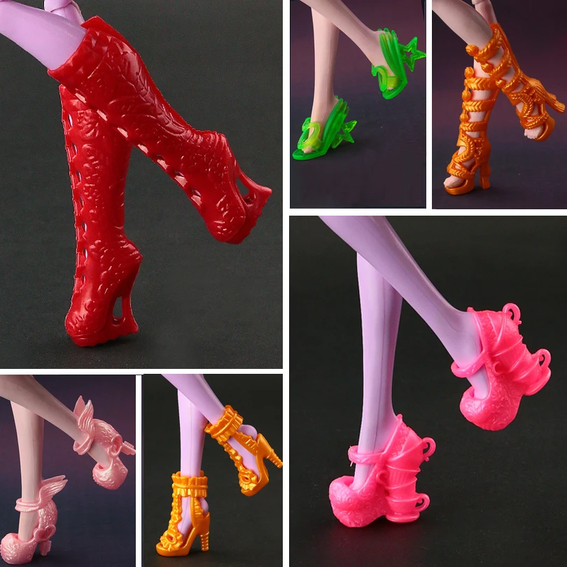 RUHERW 2026 New Fashion  Shoes For Monster High Doll  Cute long boots 1/6  Doll accessories  23 style available