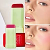 3 In 1 Make Up Brush Functional Blush Stick Waterproof Easy Color Rouge Blusher Cream High Color Rendering Brightening Skin Tone 1