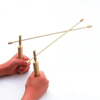 11.8In Lenght Dowsing Rod Copper Practical Handle Dowsing Rods Tools-2PC Divining Rods For Divining Water Treasure Items Durable 2